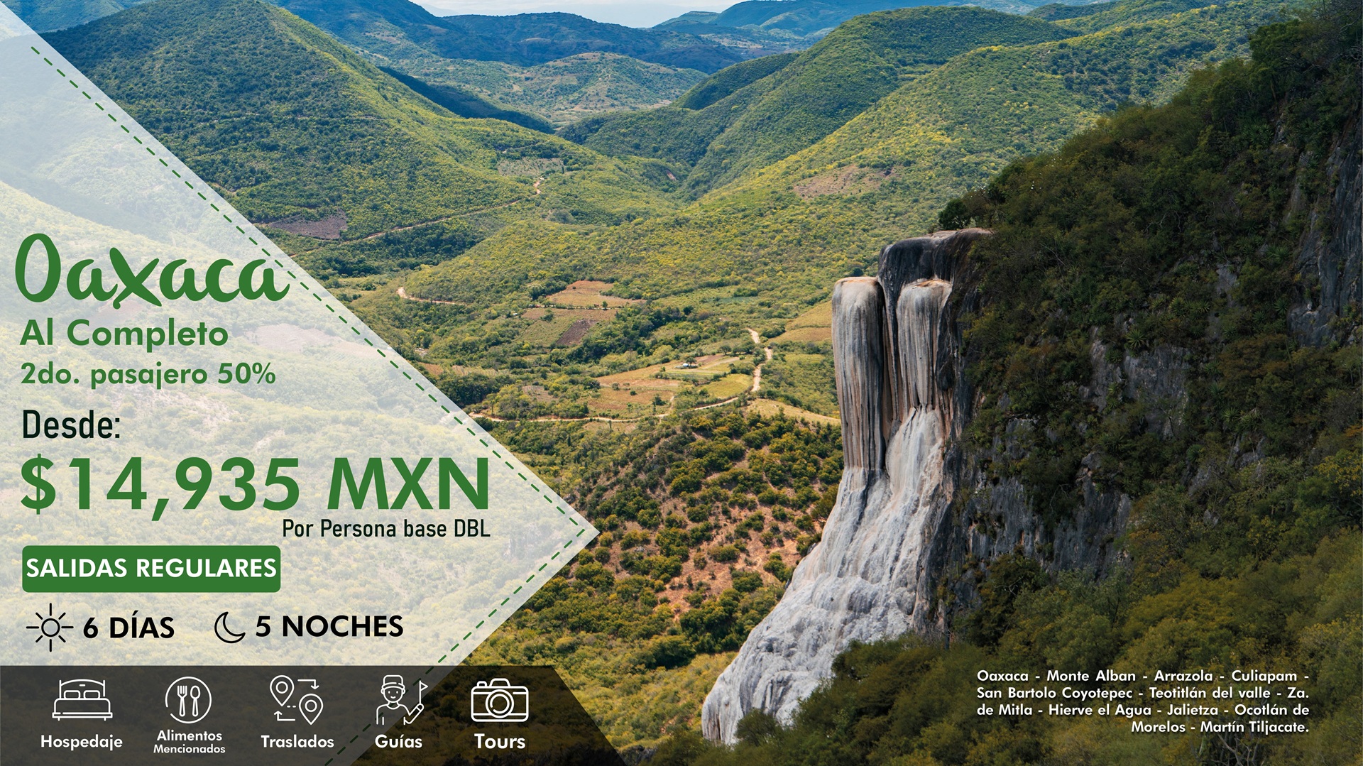 Oaxaca al Completo 2do Pax al 50%